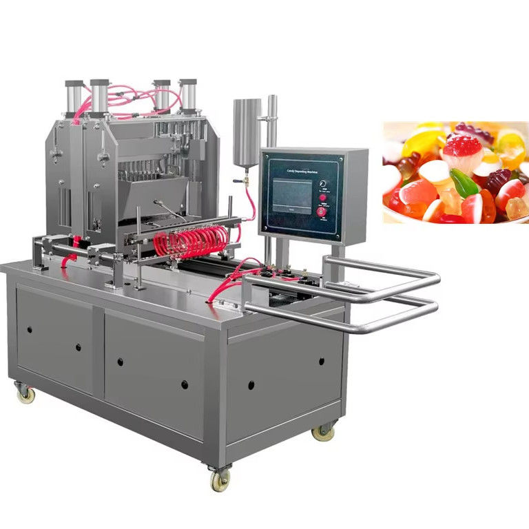 1.5KW Chocolate Toffee Lollipop Gummy Bear Machine pour la fabrication de bonbons industriels à 50 kg/h