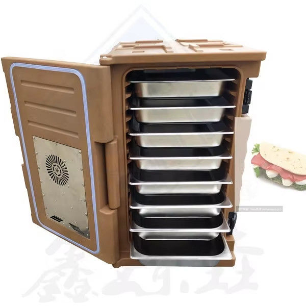 Boîte à manger isolée en acier inoxydable de couleur personnalisée pour équipement mécanique de cuisine