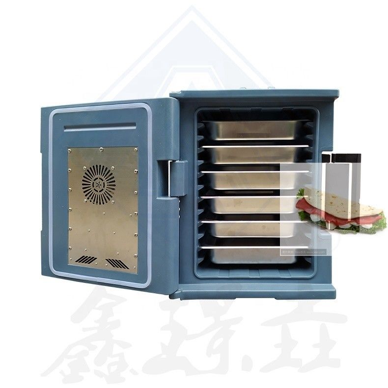 Boîte de transport de poêle isolée pour restaurant servant plateau de frottement en taille personnalisée